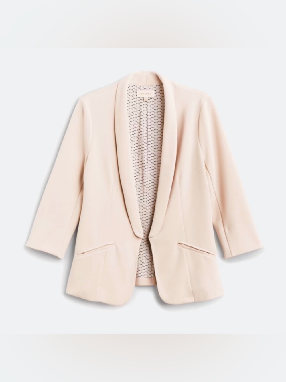 New Skies Are Blue Hannah Modal Scuba Blazer - XS